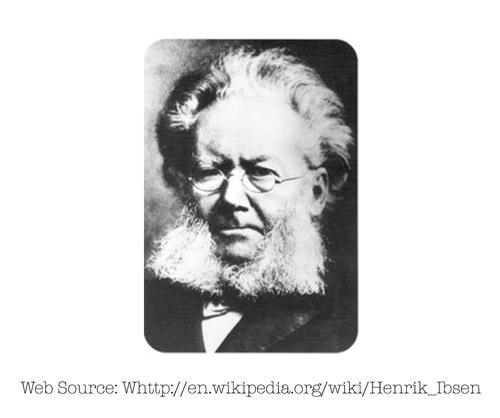 Photo of Henrik Ibsen