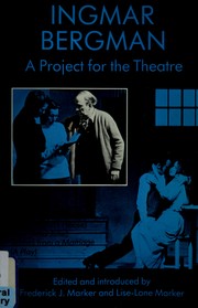 Cover of: A project for the theatre by Ingmar Bergman