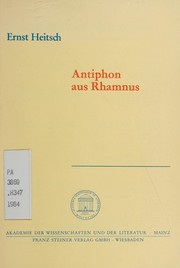 Cover of: Antiphon aus Rhamnus