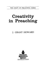 Cover of: Creativity in preaching