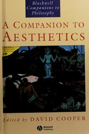 Cover of: A Companion to aesthetics
