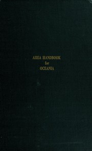 Cover of: Area handbook for Oceania.