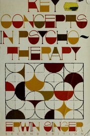Cover of: Key concepts in psychotherapy.