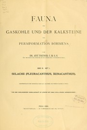 Cover of: Fauna der Gaskohle und der Kalksteine der Performation Böhmens. by Antonín Frič