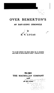 Cover of: Over Bemerton's: an easy-going chronicle
