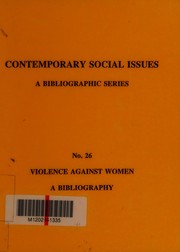 Cover of: Violence against women: a bibliography