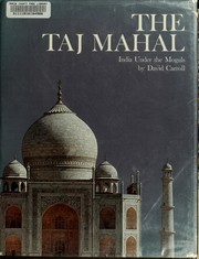 Cover of: The Taj Mahal by David Carroll