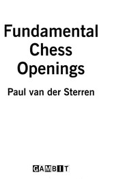 Fundamental chess openings by Paul van der Sterren