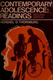 Contemporary adolescence by Hershel D. Thornburg