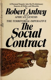 Cover of: The social contract by Robert Ardrey