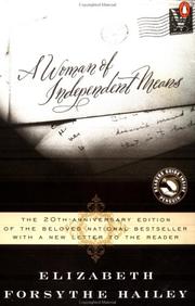 Cover of: A woman of independent means by Elizabeth Forsythe Hailey