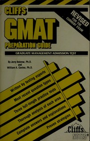 Cover of: Cliffs graduate management admission test: preparation guide