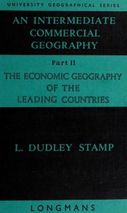 Cover of: An intermediate commercial geography