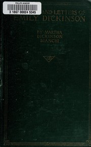 Cover of: The life and letters of Emily Dickinson