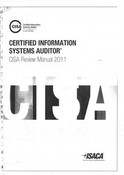 Cover of: CISA review manual 2011 by Information Systems Audit and Control Association