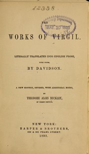 Cover of: The works of Virgil.