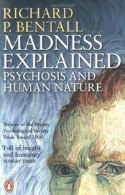 Cover of: Madness Explained by Richard P. Bentall