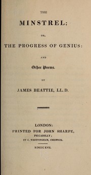 Cover of: The minstrel by James Beattie