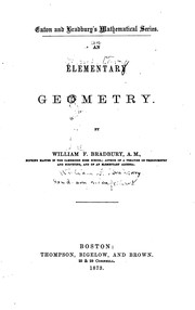Cover of: Elementary Geometry