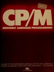 CP/M assembly languageprogramming by Ken Barbier