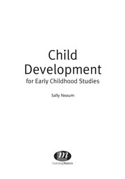 Cover of: Child development for early childhood studies