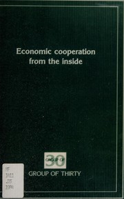 Cover of: Economic cooperation from the inside by Marjorie Deane