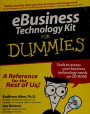 Cover of: Ebusiness technology kit for dummies