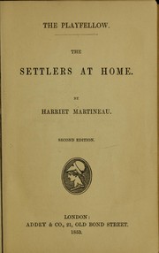 Cover of: The playfellow: The settlers at home
