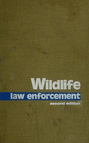 Cover of: Wildlife law enforcement