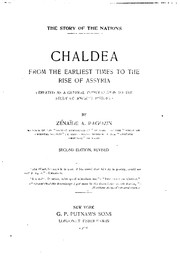 Cover of: Chaldea from the Earliest Times to the Rise of Assyria: Treated as a General ...