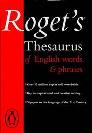 Roget's Thesaurus by Betty Kirkpatric