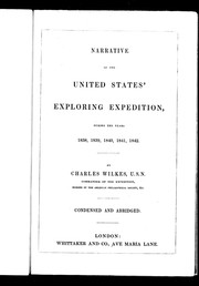 Cover of: Narrative of the United States' exploring expedition, during the years 1838, 1839, 1840, 1841, 1842
