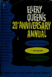 Cover of: Ellery Queen's 20th anniversary annual: 20 stories from Ellery Queen's mystery magazine.
