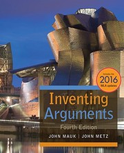 Cover of: Inventing Arguments, 2016 MLA Update