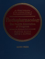 Cover of: Psychopharmacology by editors-in-chief, Floyd E. Bloom, David Kupfer ; associate editors, Benjamin S. Bunney ... [et al.].