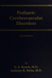 Cover of: Pediatric cerebrovascular disorders