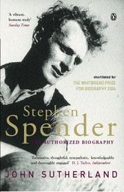 Stephen Spender : the authorized biography