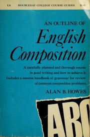 Cover of: An outline of English composition
