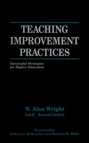 Cover of: Teaching improvement practices by W. Alan Wright