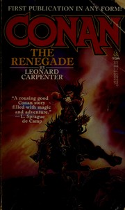 Cover of: Conan the renegade