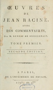 Cover of: Œuvres de Jean Racine