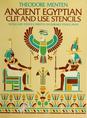 Cover of: Ancient Egyptian cut and use stencils: 50 full-size stencils printed on durable stencil paper
