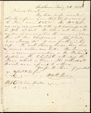 [Letter to] Friend Caroline by William H. Spear