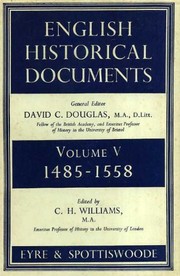 Cover of: English historical documents