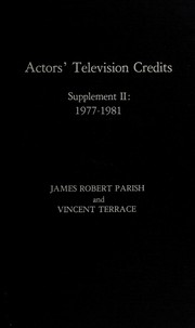 Cover of: Actors' television credits.