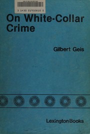 Cover of: On white-collar crime