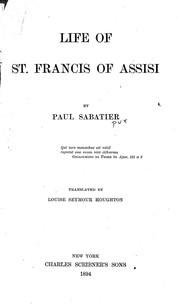 Cover of: Life of St. Francis of Assisi