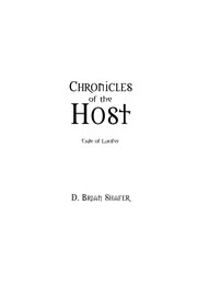 Chronicles of the host by D. Brian Shafer
