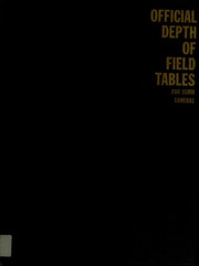 Cover of: Official depth of field tables for 35mm cameras. by Amphoto.