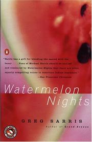 Cover of: Watermelon Nights by Greg Sarris